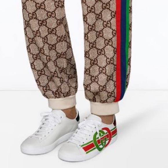 Gucci | Interlocking G Ace Sneakers Size 10.5 NEW - Picture 5 of 12